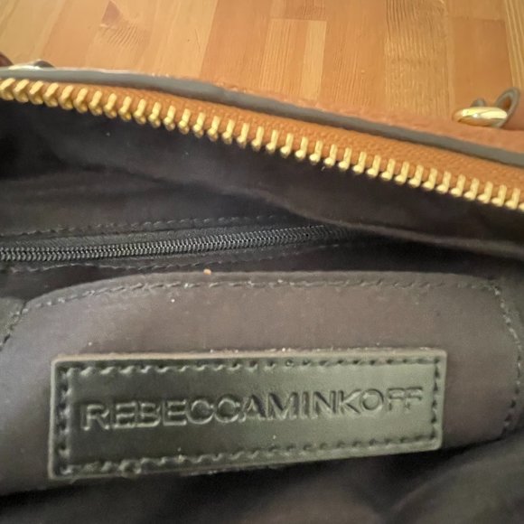 Like New Rebecca Minkoff Brown Leather Convertible Handle Bag - Picture 8 of 10